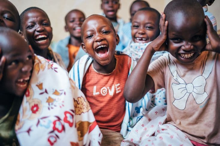 Kids in a smile