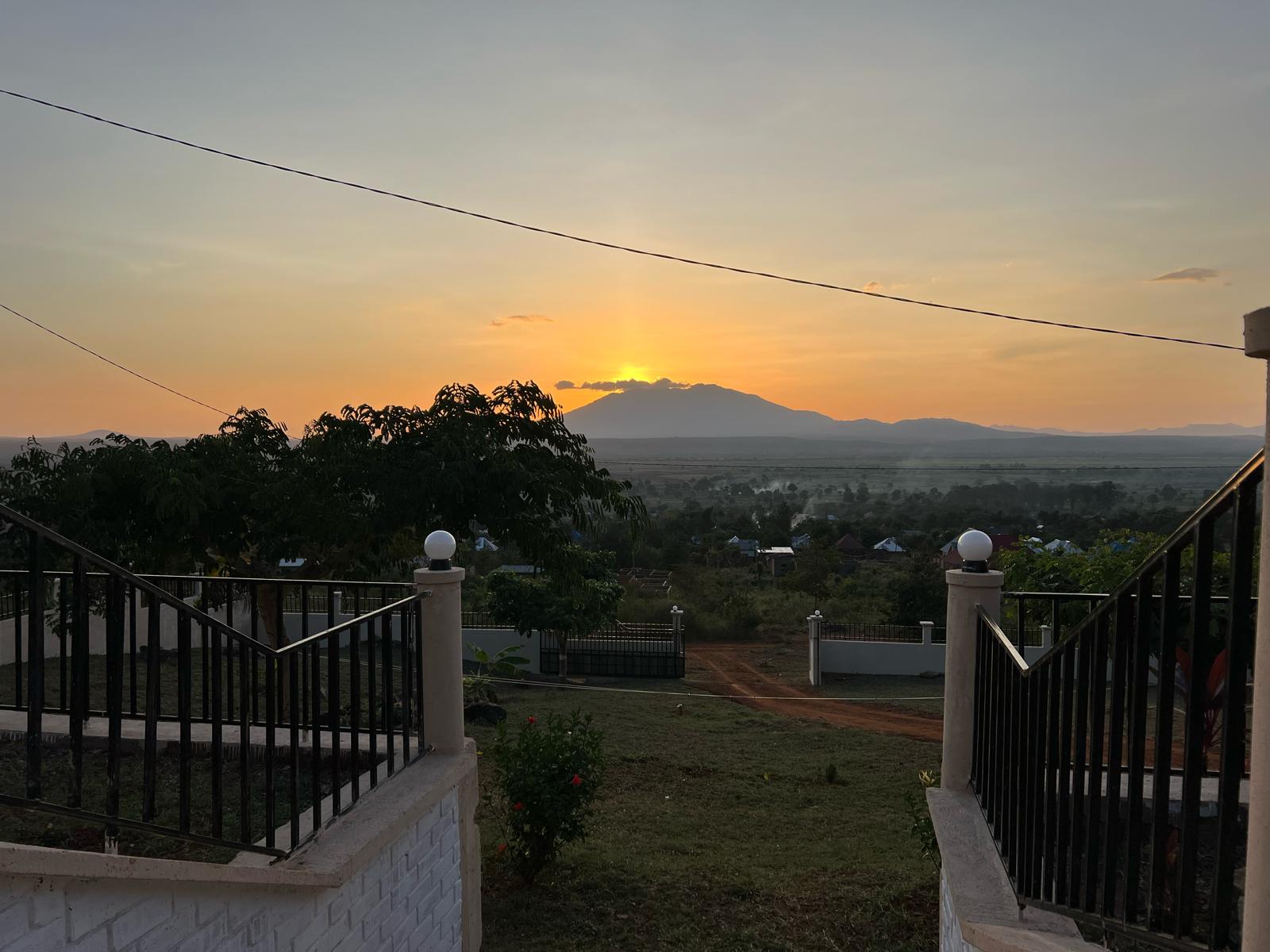 Tanzania landscape with wildlife and scenic views